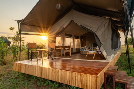 Luxury tent at Nyikani Migration Camp in Ndutu, Tanzania